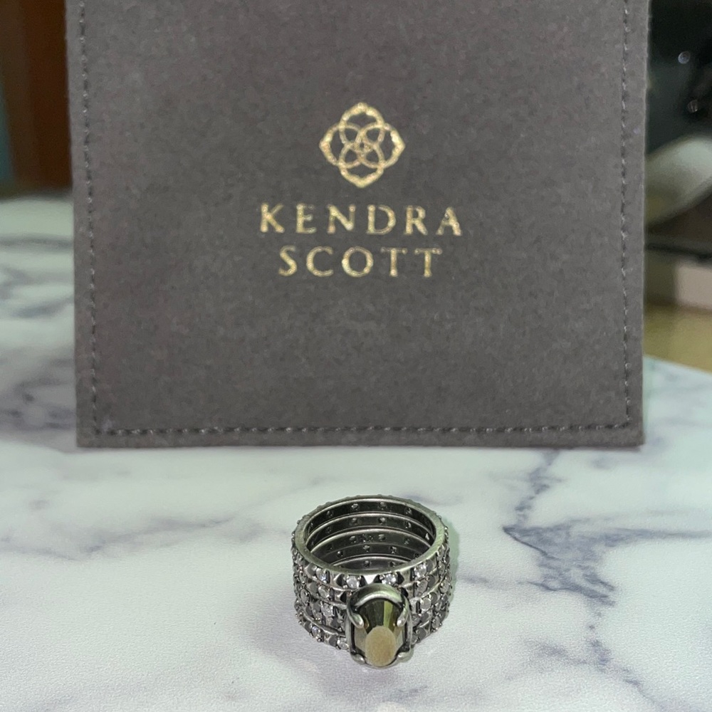 Kendra Scott Size 6 Silver Stackable Ring Set - image 3